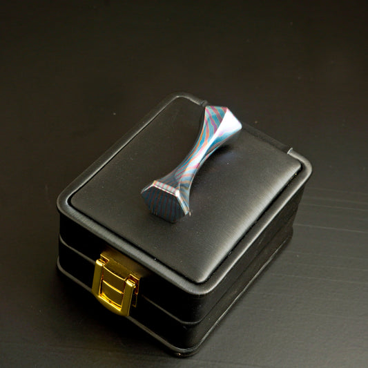 Hand Forged NiobiuTi Begleri Knuckle Roller Fidget Toy