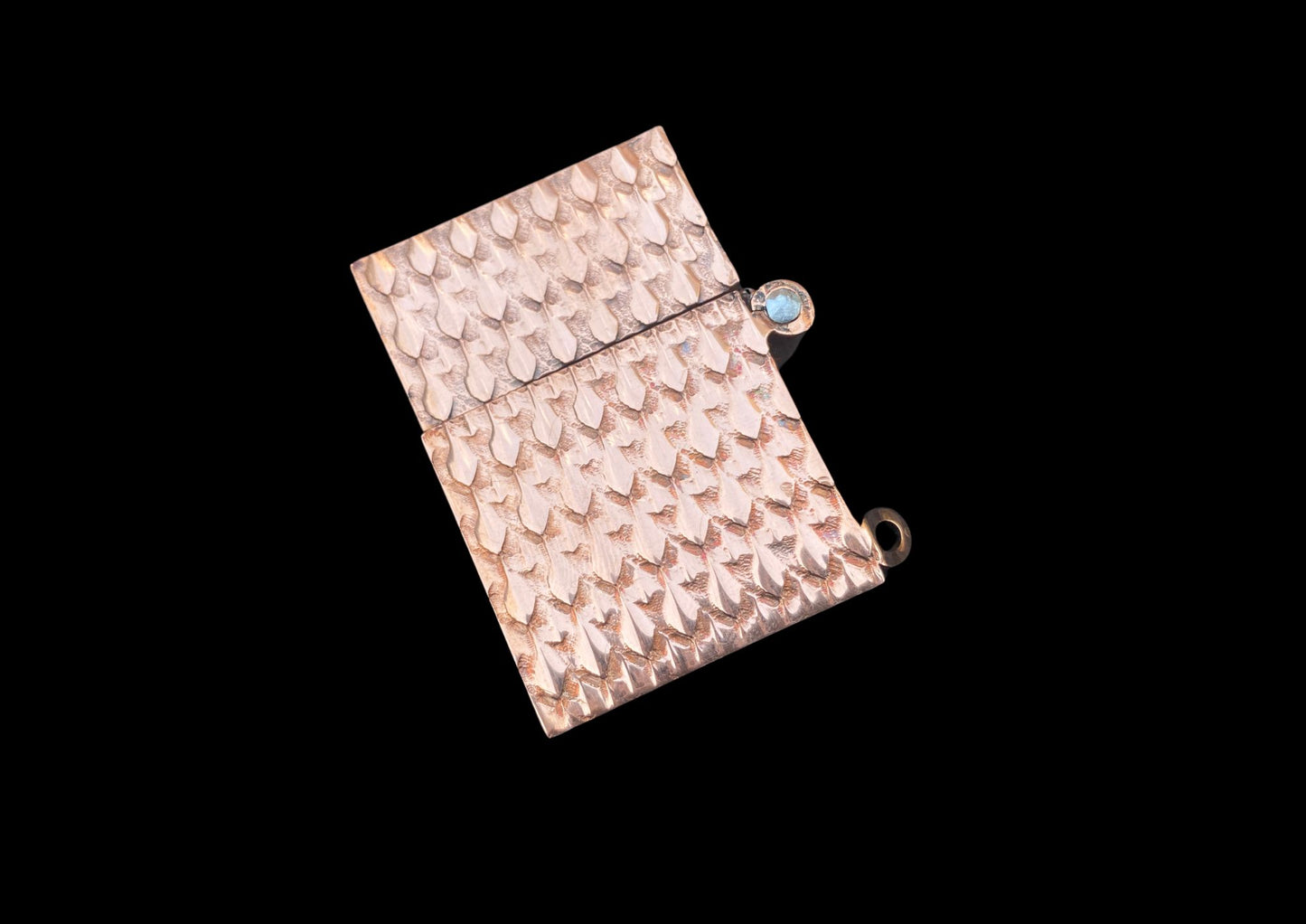 Pure Copper CNC 3D Pattern Zippo Lighter Case