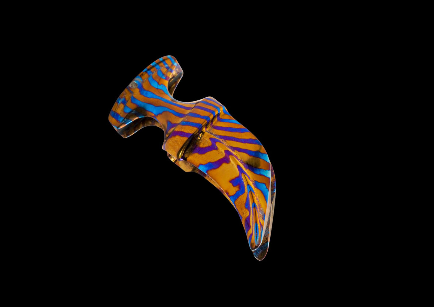 Hand Forged MokuTi Timascus Money Clip Limited Edition