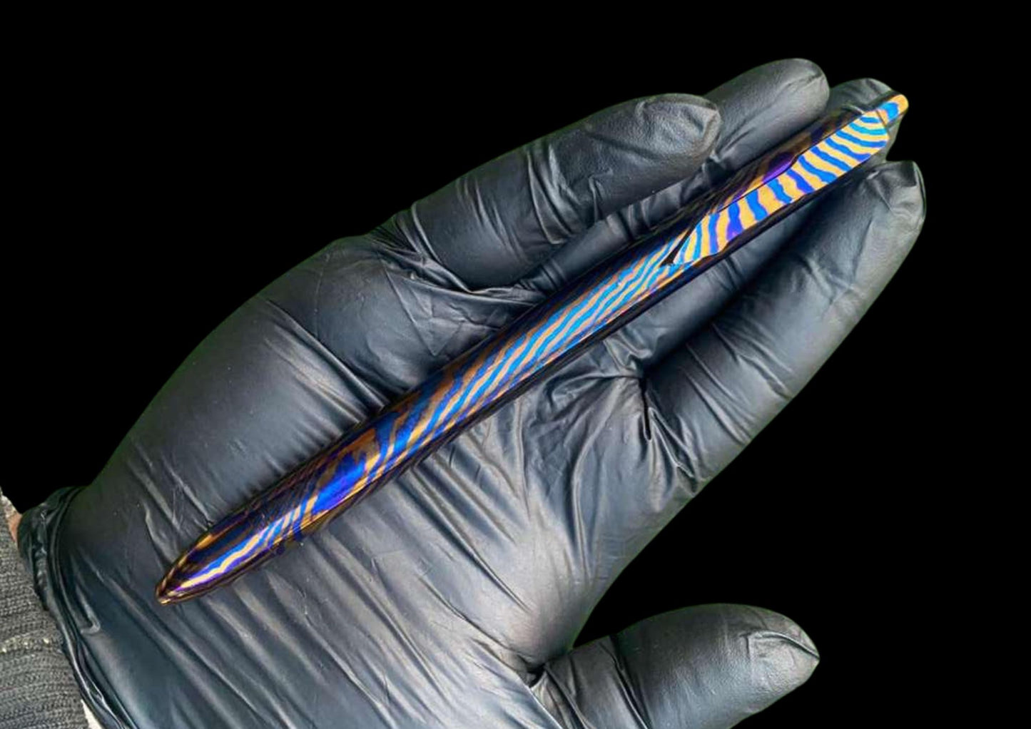 Hand Forged Mokuti Click Pen — Premium EDC Writing Instrument