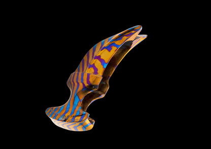 Hand Forged MokuTi Timascus Money Clip Limited Edition