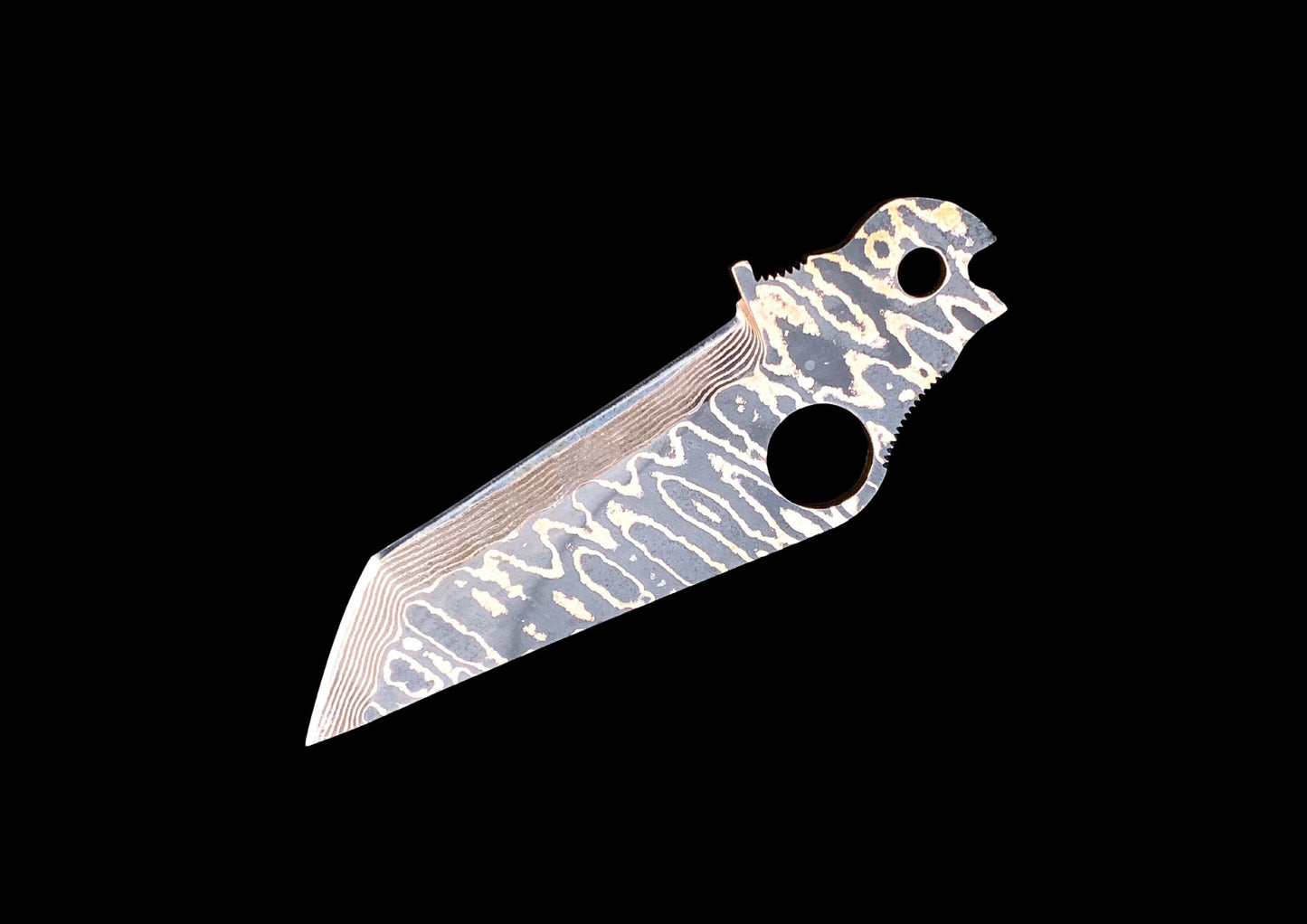 Spyderco Paramilitary 2 – Copper Damascus Tanto Blade