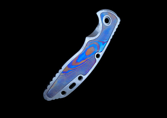 Rick Hinderer XM-18 TC4 Titanium Scale with Mokuti Inlay — Elevate Your Hinderer