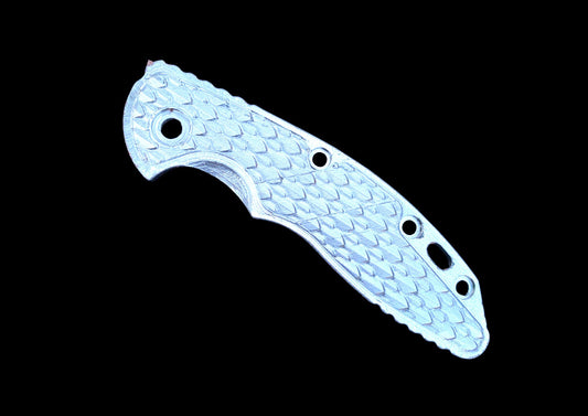 Rick Hinderer XM-18 3.5" TC4 Titanium 3D Dragonscale Scales — Upgrade Your Pocket