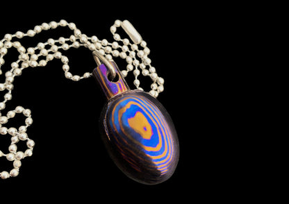 Timascus Thinking Egg Pendant Necklace — Unisex