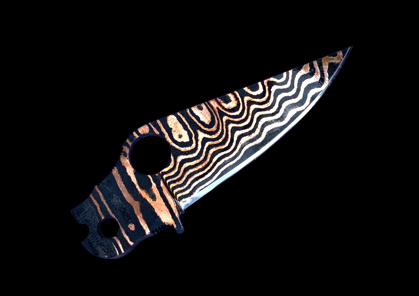 Spyderco Paramilitary 2 Copper Damascus Blade — Premium EDC Folding Knife
