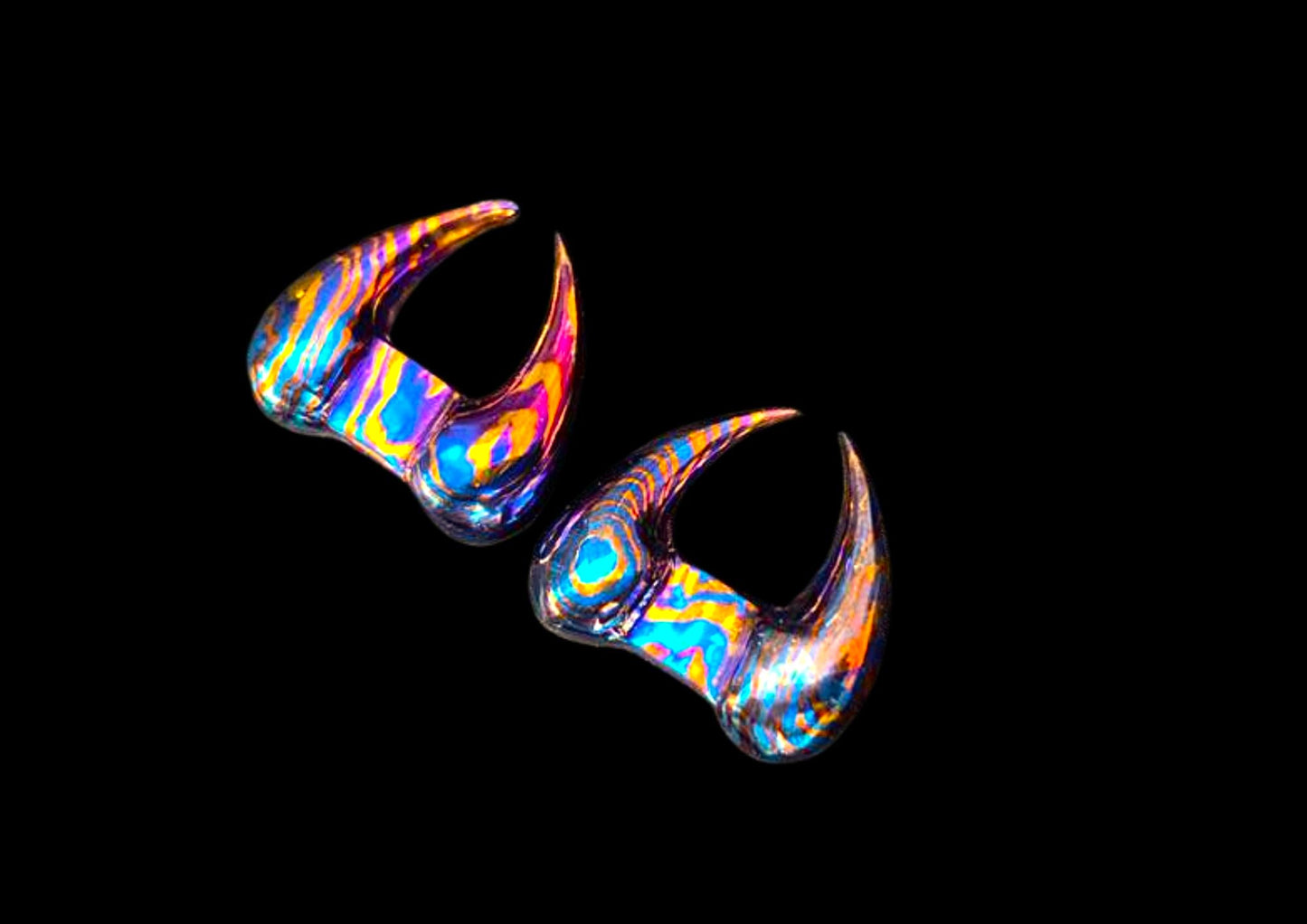 Handmade Timascus Pair of 3D CNC Cuff Links