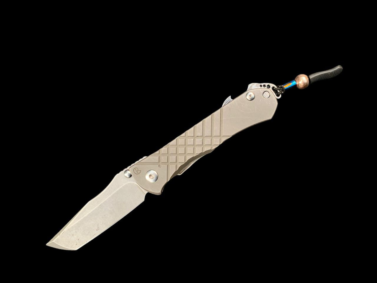Chris Reeve Umnumzaan Damascus SS Backspacer & Bottle Opener Pocket Dump Set