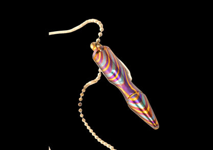 MokuTi Bullet Pendant Necklace — Unisex EDC Jewelry