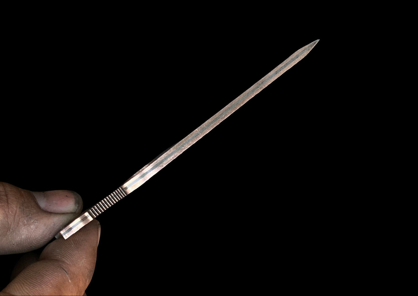 Spyderco Paramilitary 2 – Copper Damascus Tanto Blade