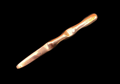 Hand-Forged Mokume Gane EDC Spike with Pocket Clip