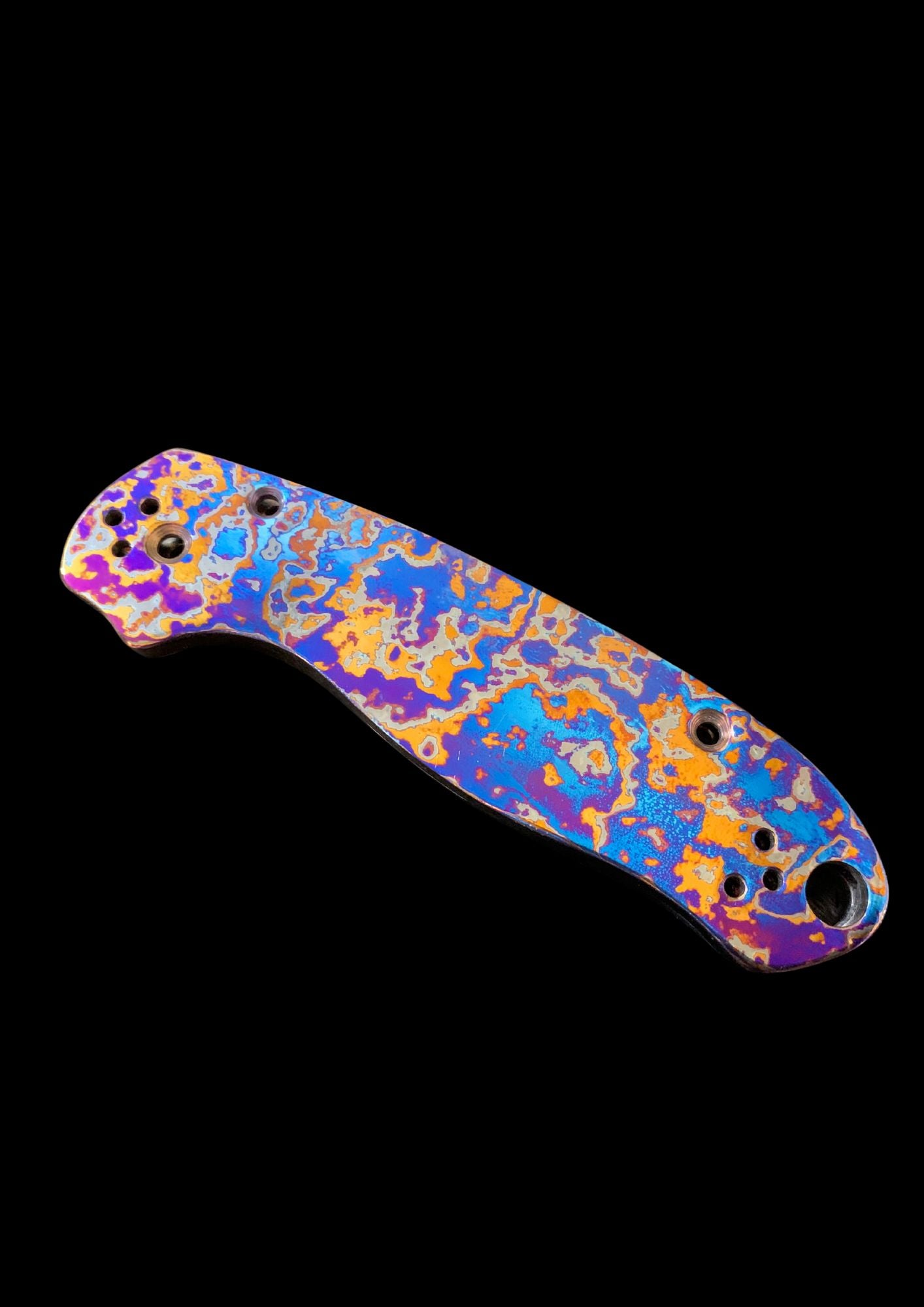 Spyderco Paramilitary 2 Full Mokuti Random Pattern Both Side Scales