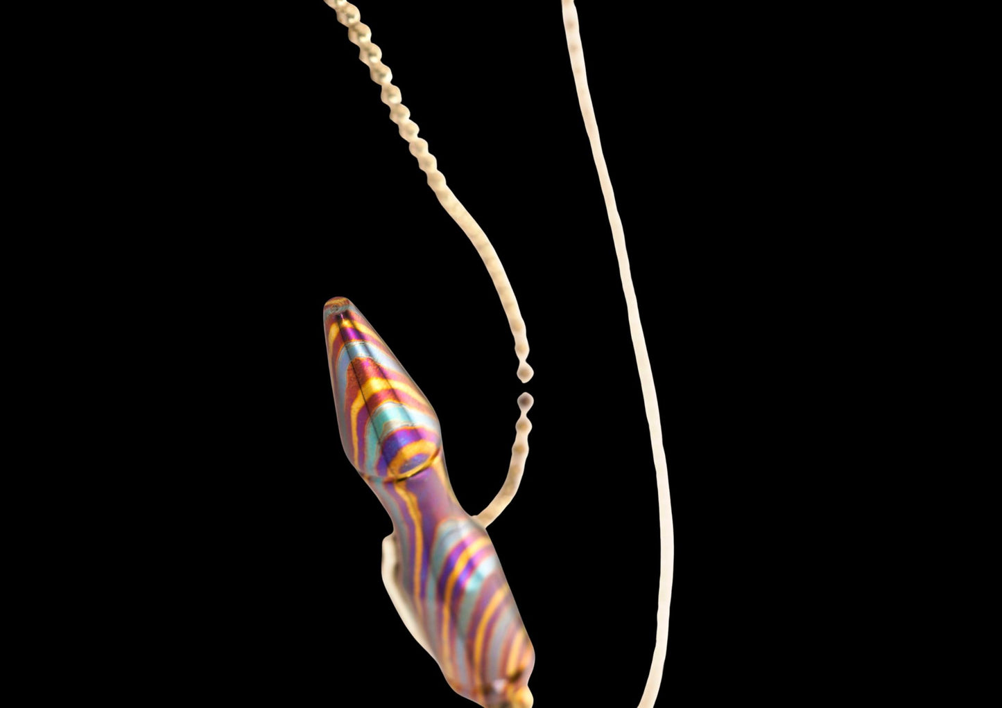 MokuTi Bullet Pendant Necklace — Unisex EDC Jewelry