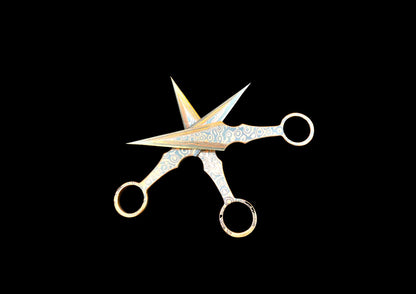 Hand Forged 3Pcs Set Copper Damascus Throwing Knives