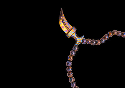 Father's Day Special | 8mm Beaded Bracelet – Mokume Gane | Mokuti | Timascus | SS Damascus