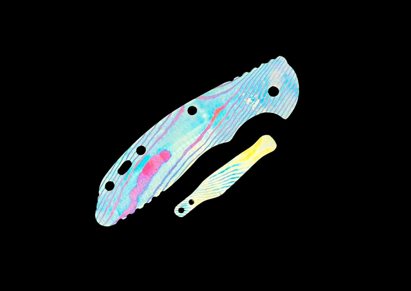 Rick Hinderer XM-18 3.5 Mokuti Show Side Scale & Matching Pocket Clip