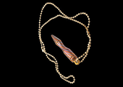 MokuTi Bullet Pendant Necklace — Unisex EDC Jewelry