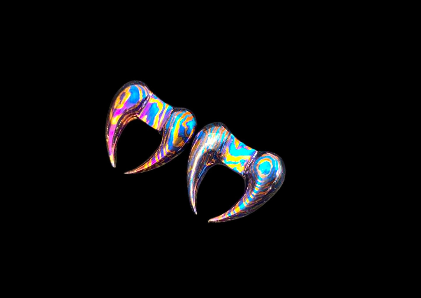 Handmade Timascus Pair of 3D CNC Cuff Links