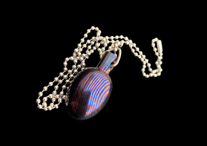 Timascus Thinking Egg Pendant Necklace — Unisex
