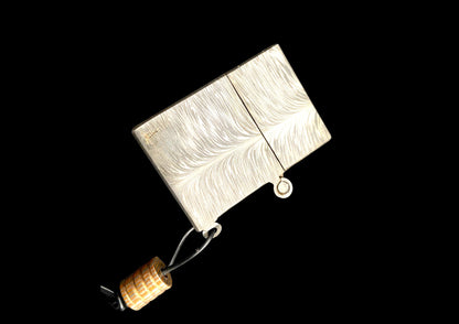 Father's Day Special | Hand Forged Feather Damascus Zippo Lighter Case