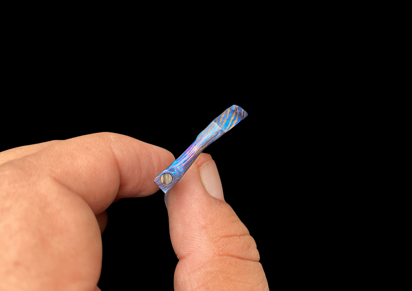 Hand Forged Timascus 3D Dragon Skin 24mm Watch Buckle