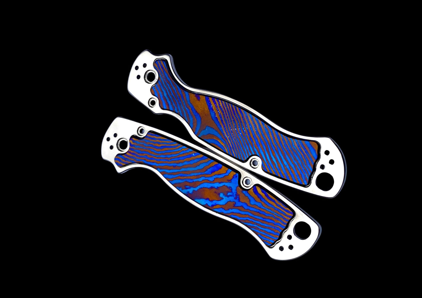 Spyderco Paramilitary 2 TC4 Titanium Scales with Mokuti Inlays