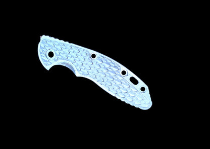 Rick Hinderer XM-18 3.5" TC4 Titanium 3D Dragonscale Scales — Upgrade Your Pocket