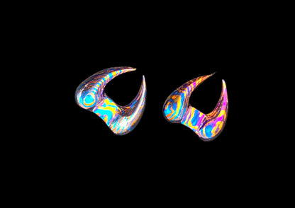 Handmade Timascus Pair of 3D CNC Cuff Links