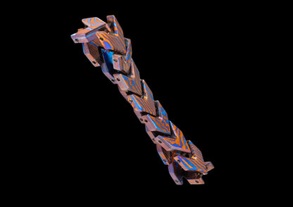 Hand Forged Mokuti Timascus Arrow Flexible Bracelet for Men & Women