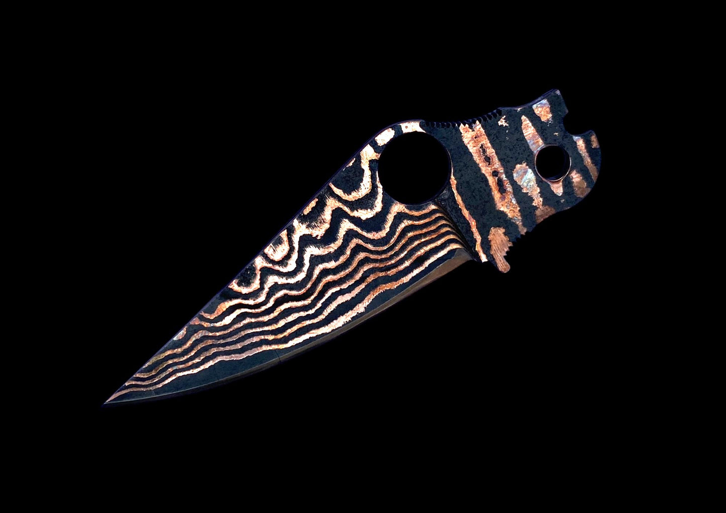 Spyderco Paramilitary 2 Copper Damascus Blade — Premium EDC Folding Knife