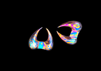 Handmade Timascus Pair of 3D CNC Cuff Links