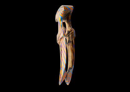 Hand Forged MokuTi Timascus Money Clip Limited Edition