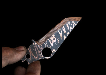 Spyderco Paramilitary 2 – Copper Damascus Tanto Blade