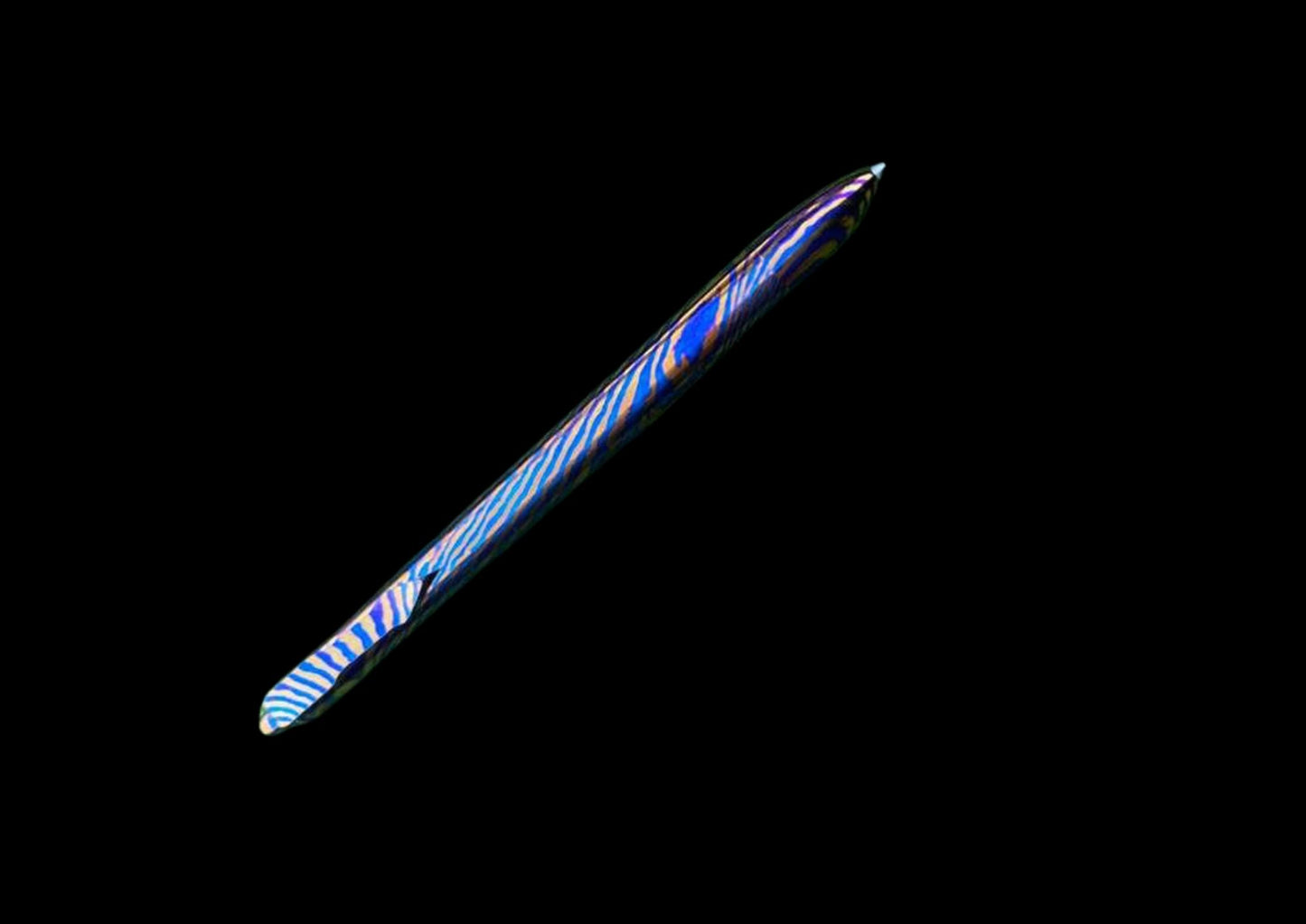 Hand Forged Mokuti Click Pen — Premium EDC Writing Instrument