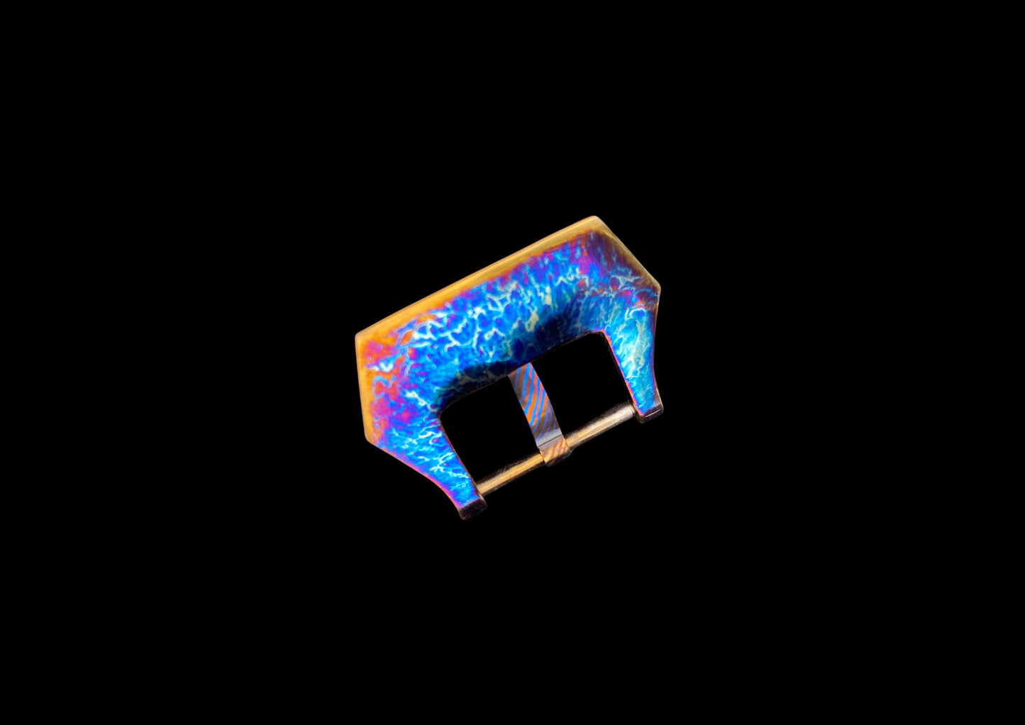 TC4 Titanium 24mm Watch Buckle – Dragon Skin Pattern