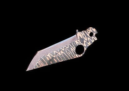 Spyderco Paramilitary 2 – Copper Damascus Tanto Blade