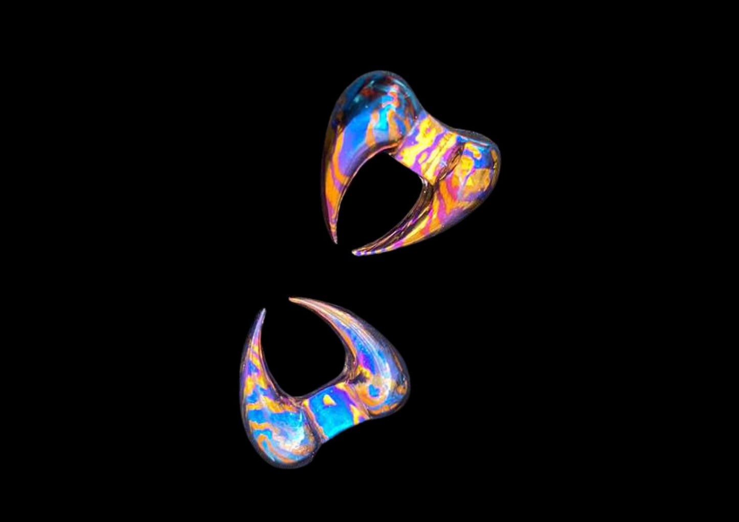 Handmade Timascus Pair of 3D CNC Cuff Links