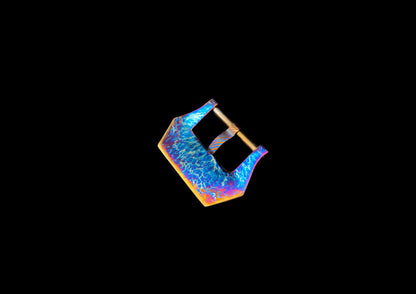 TC4 Titanium 24mm Watch Buckle – Dragon Skin Pattern