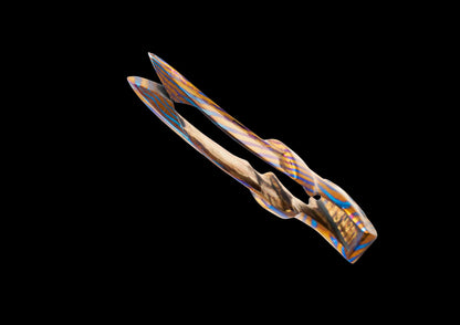 Hand Forged MokuTi Timascus Money Clip Limited Edition