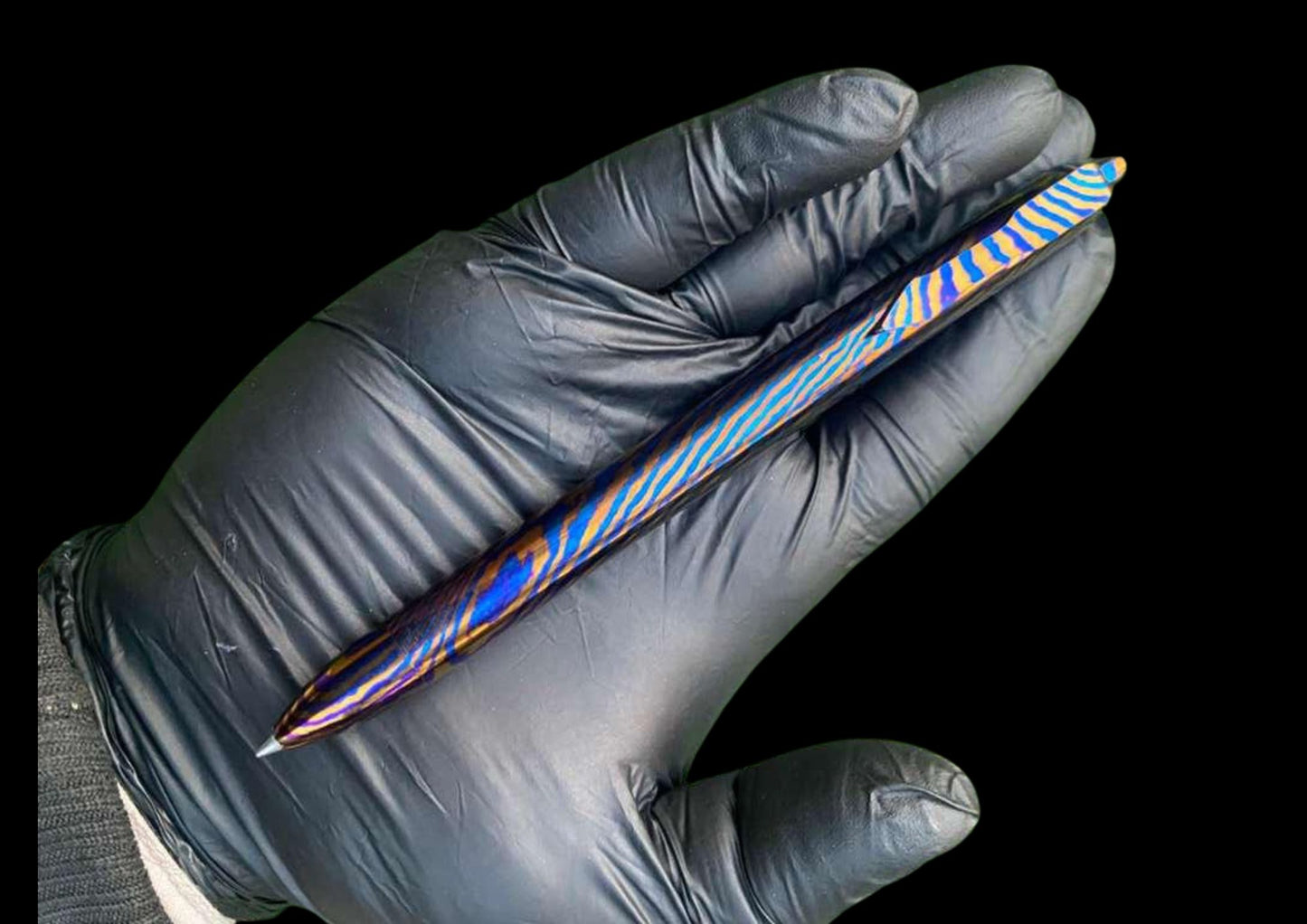 Hand Forged Mokuti Click Pen — Premium EDC Writing Instrument