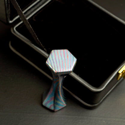Hand Forged NiobiuTi Begleri Knuckle Roller Fidget Toy
