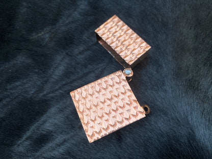 Pure Copper CNC 3D Pattern Zippo Lighter Case