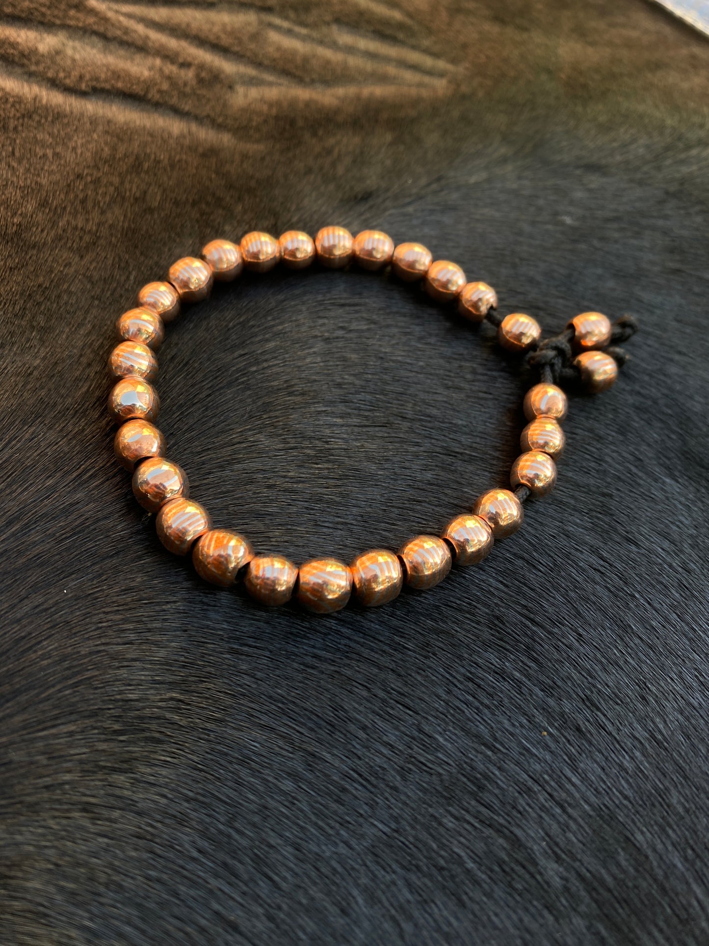 Father's Day Special | 8.5mm Pearl Beaded Bracelet – SS Damascus | Mokuti | Timascus | Mokume Gane