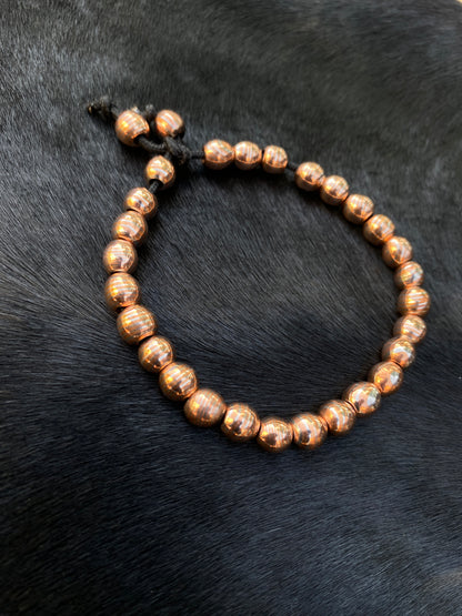 Father's Day Special | 8.5mm Pearl Beaded Bracelet – SS Damascus | Mokuti | Timascus | Mokume Gane