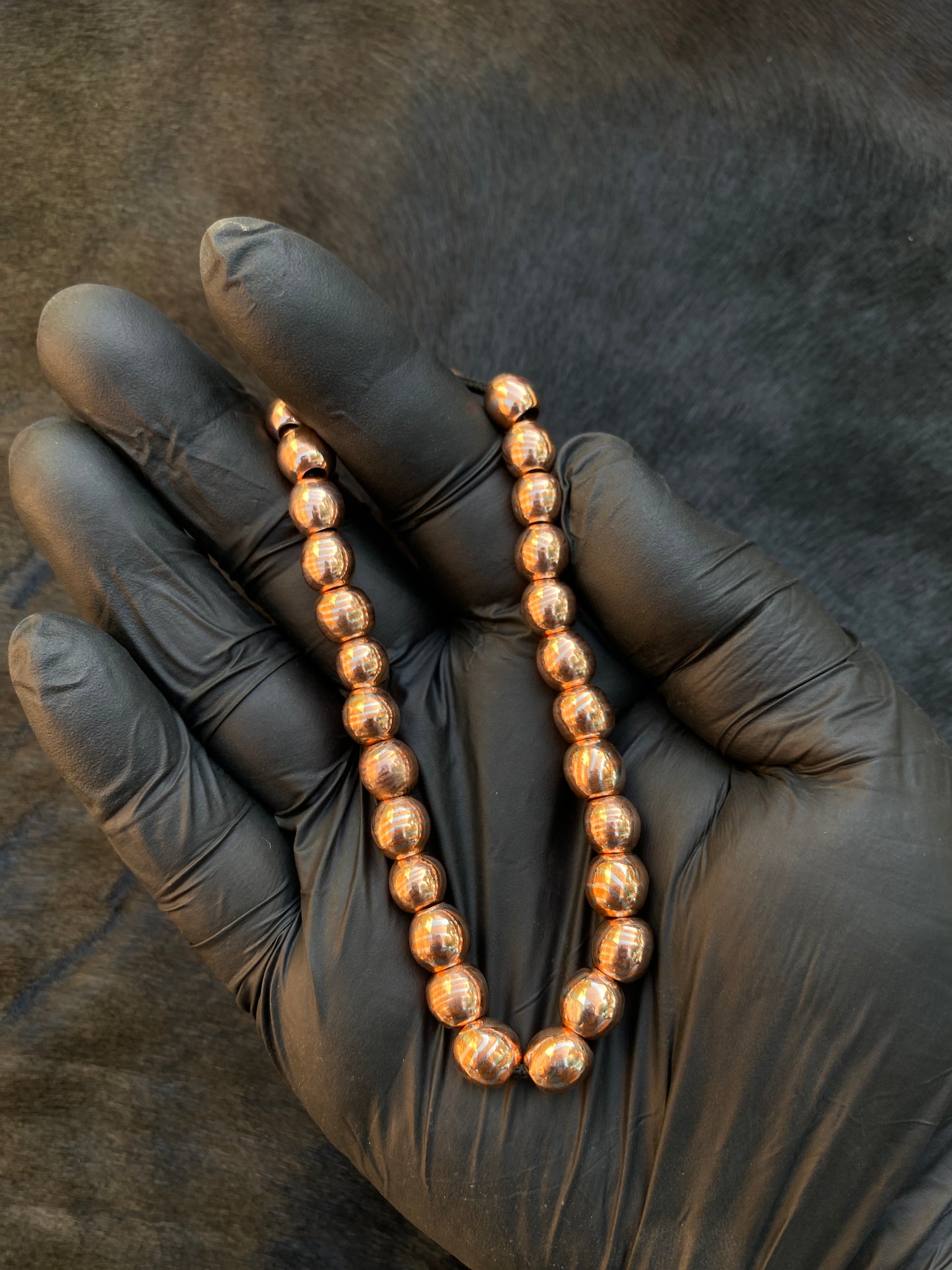 Father's Day Special | 8.5mm Pearl Beaded Bracelet – SS Damascus | Mokuti | Timascus | Mokume Gane