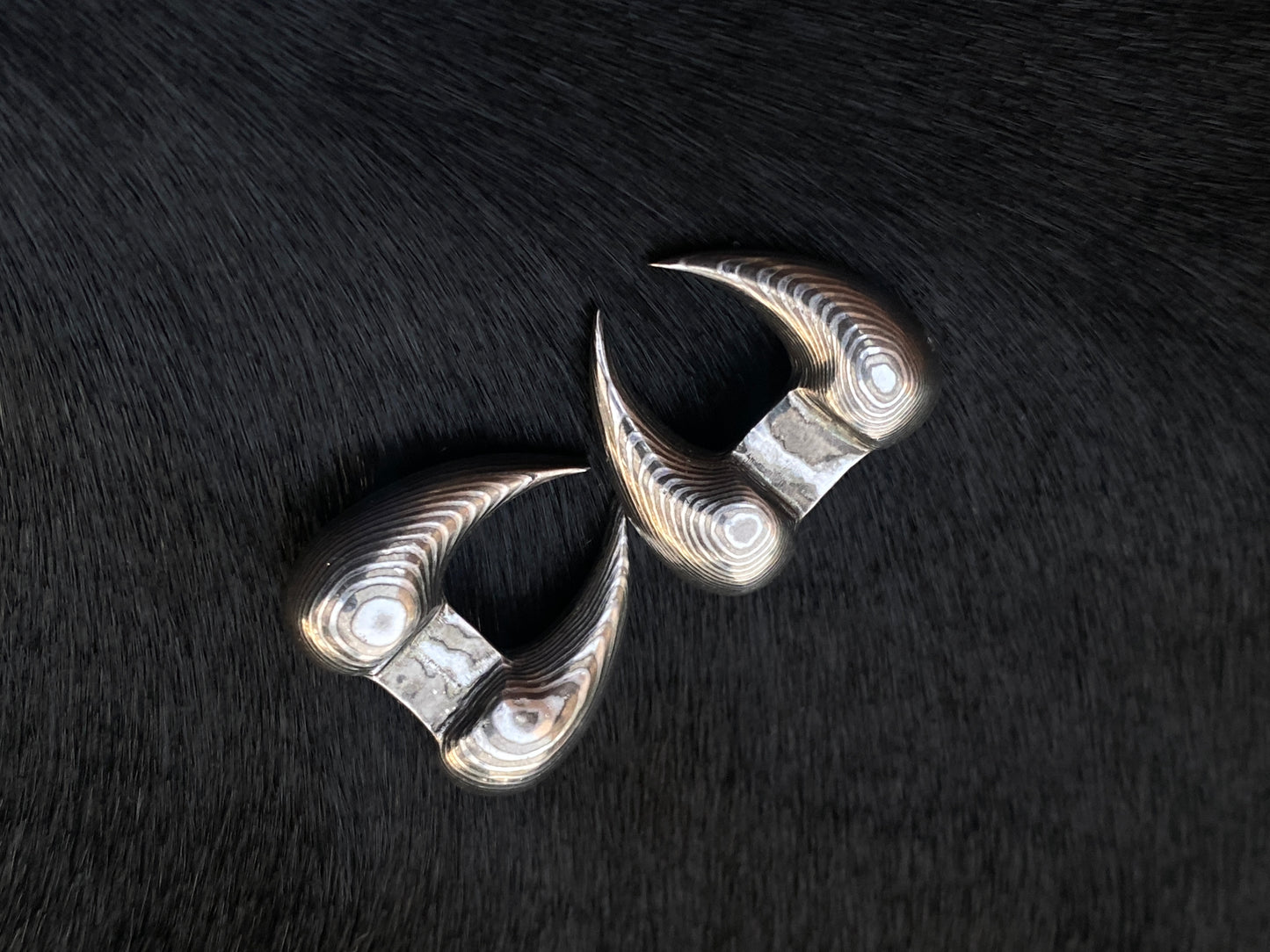 Hand Forged Rust Free Stainless Damascus Cuff Links for Men