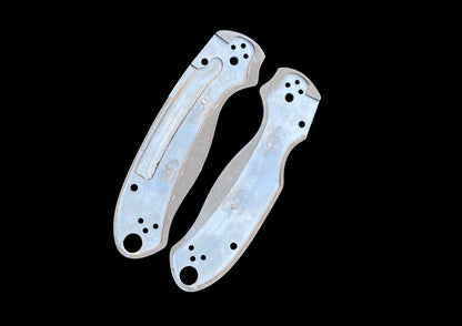 Spyderco Para 3 TC4 Titanium Scales with Mokuti Inlay — Upgrade Your Everyday Carry