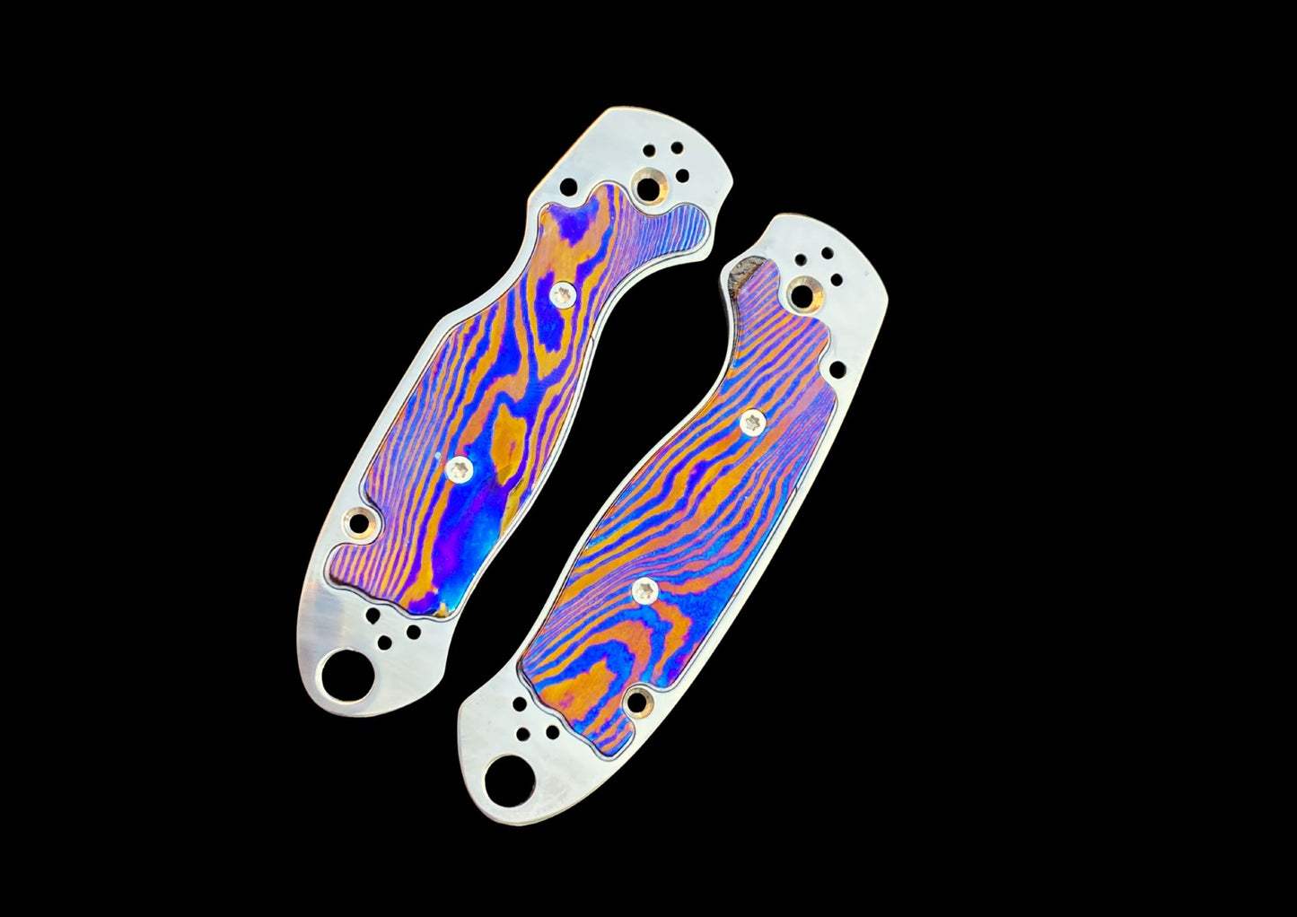 Spyderco Para 3 TC4 Titanium Scales with Mokuti Inlay — Upgrade Your Everyday Carry