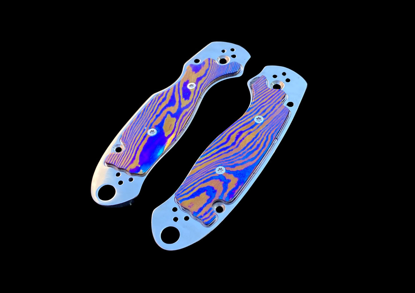 Spyderco Para 3 TC4 Titanium Scales with Mokuti Inlay — Upgrade Your Everyday Carry