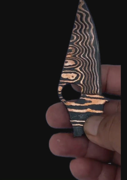 Spyderco Paramilitary 2 Copper Damascus Blade — Premium EDC Folding Knife
